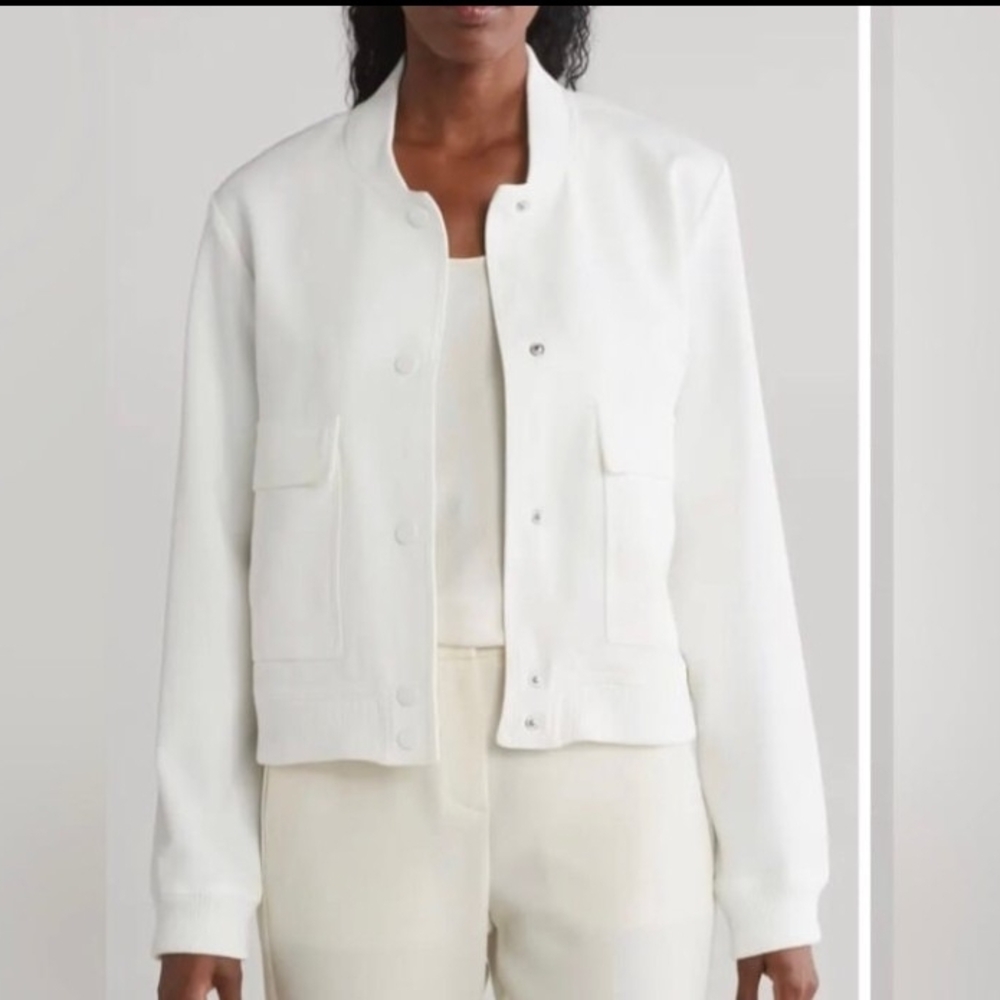 RACHEL Rachel Roy White Bomber Jacket